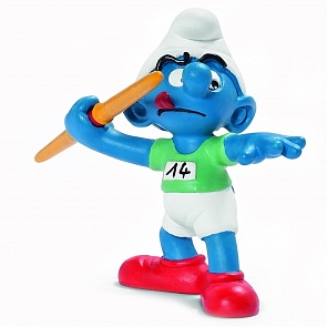 Фигурка из серии Смурфики – Гном Копьеметатель (Schleich, 20744k) Фигурка из серии Смурфики – Гном Копьеметатель (Schleich, 20744k)